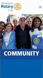 Mobile Screenshot of muskegonrotary.org